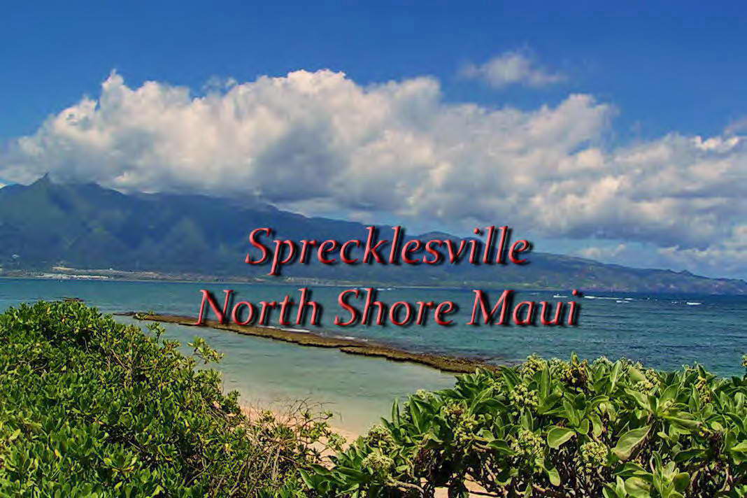 west maui mountains from spreckelsville